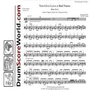 Bon Jovi - You Give Love a Bad Name + Play-Along Track